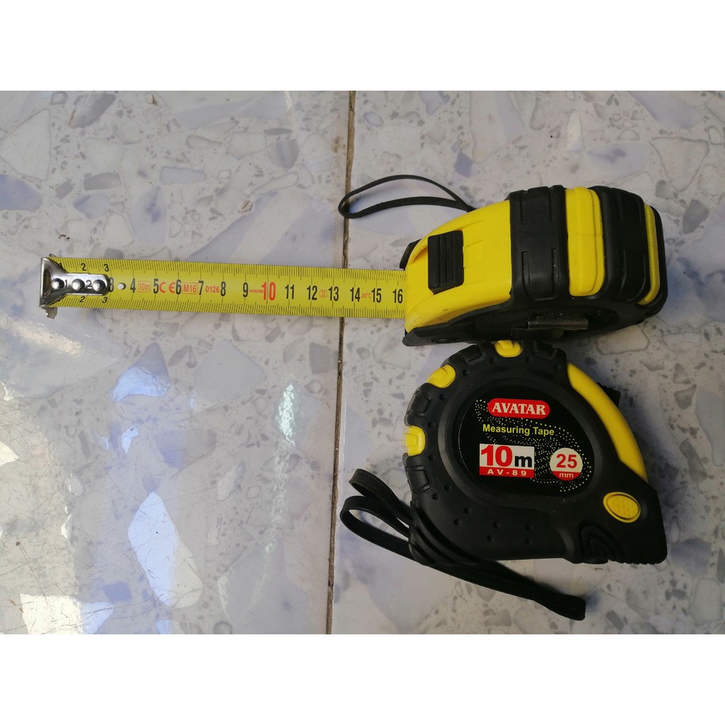 Thước kéo 7.5M, 10M Avatar - Vỏ cao su chống trượt giảm va đập