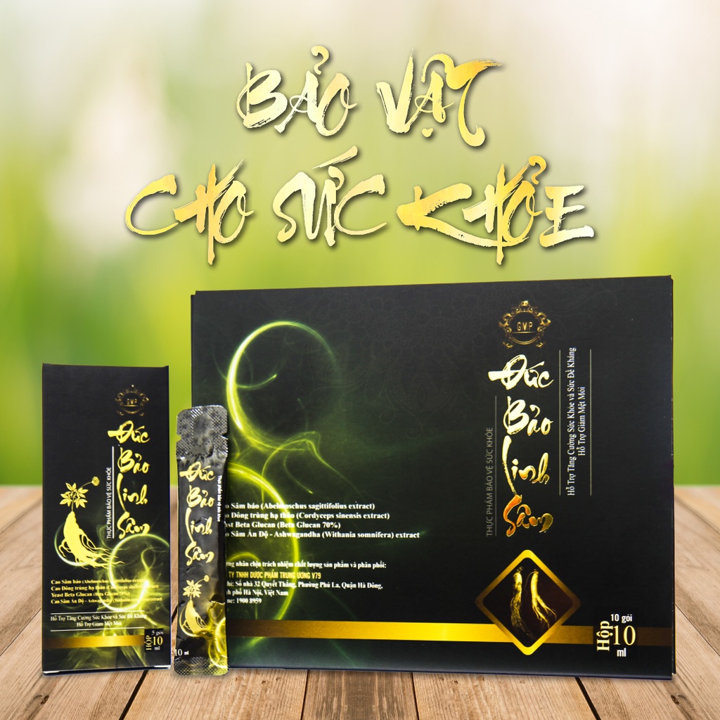 Đức Bảo Linh Sâm - Hỗ trợ tăng đề kháng và hệ miễn dịch bổ sung năng lượng giúp cơ thể khỏe mạnh