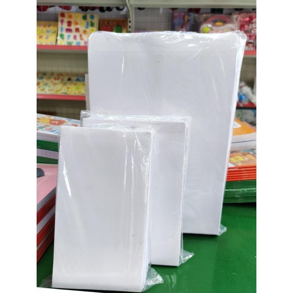 Phong bì A4, A5, A6 trắng