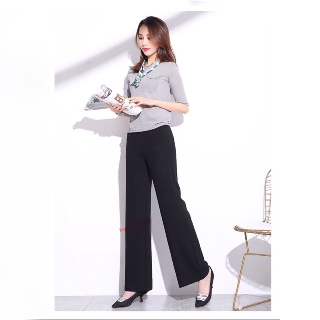 Quần Culottes dáng dài cạp khóa chìm