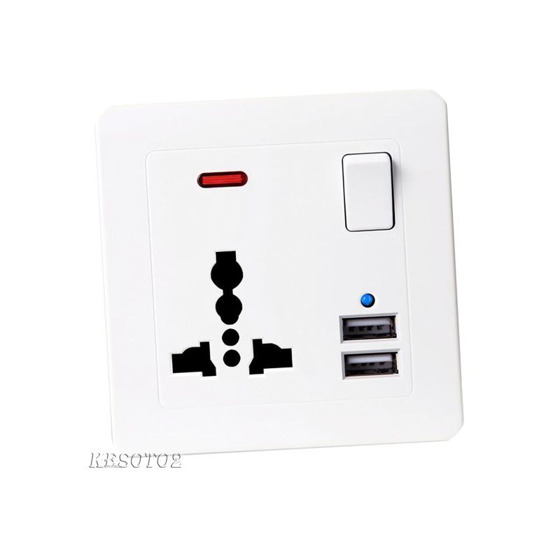 Ổ Cắm Điện Gắn Tường Có 1 Cổng Usb | BigBuy360 - bigbuy360.vn