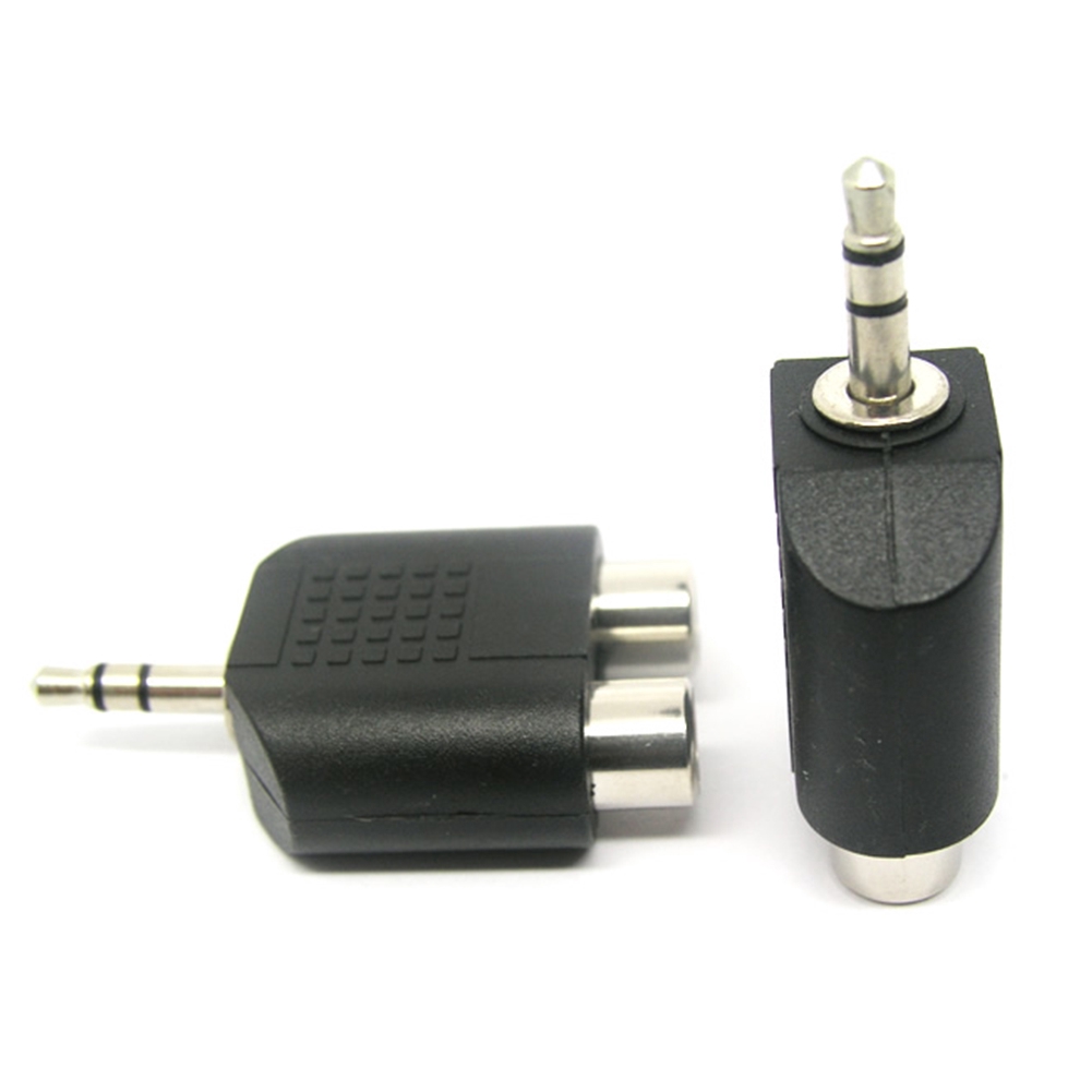 Dây cáp âm thanh chuyển tiếp đầu đực sang 2 RCA đầu cái 3.5mm