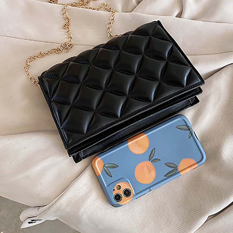 Túi Đeo Chéo Thêu Hoa Thời Trang Hàn Cho Nữ