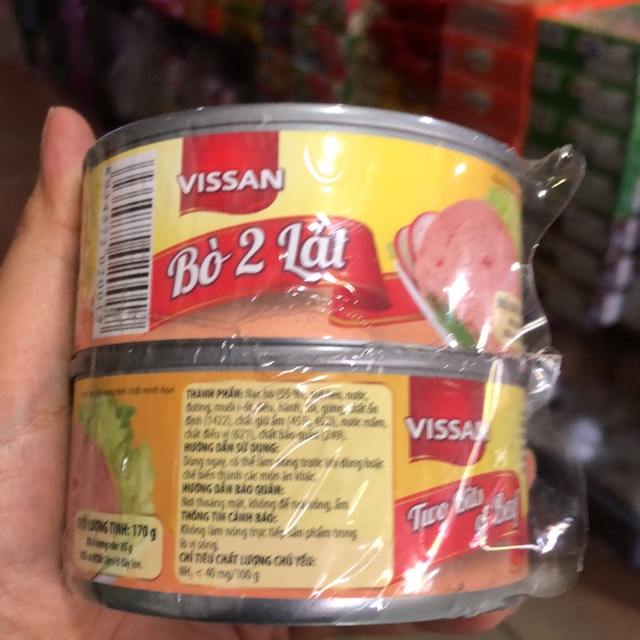 Bò 2 lát vissan 170g