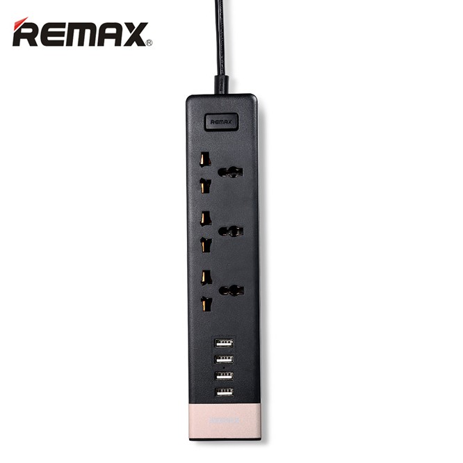 Ổ cắm điện đa năng tích hợp 4 cổng USB Remax RU-S2