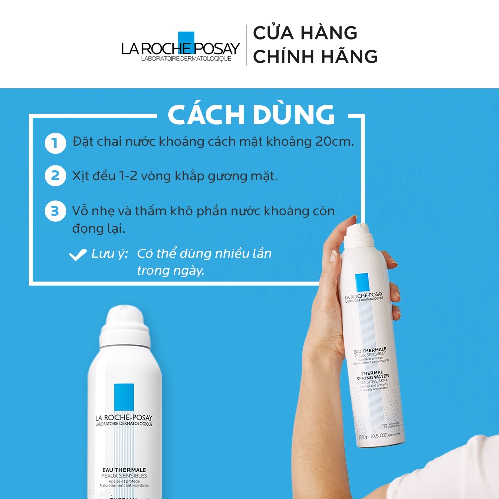 Nước khoáng giúp làm dịu &amp; bảo vệ da La Roche-Posay Thermal Spring Water 300ml