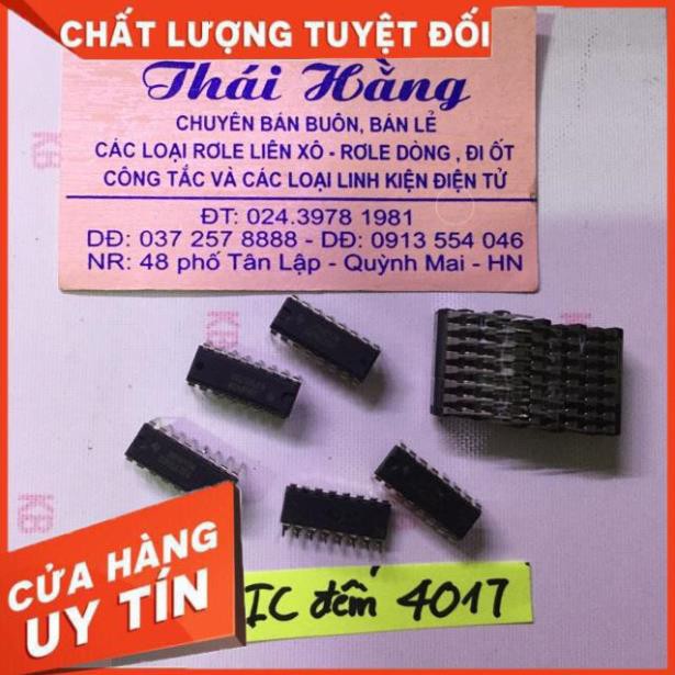 [Shop Uy Tín] Ic đếm 4017 giá cho 5 chiếc [FreeShip]