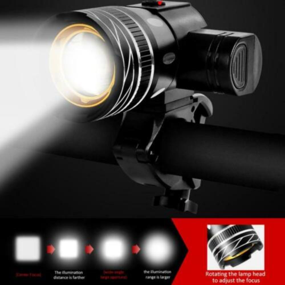 BSUNS Đèn LED Sạc USB Có Thể Xoay 360 Độ Dành Cho Xe Đạp