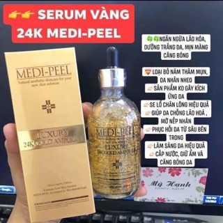 [TOP 1 SHOPEE]  ❗️❗️❗️TINH CHẤT VÀNG MEDI-PEEL + LUXURY 24K GOLD AMPOULE