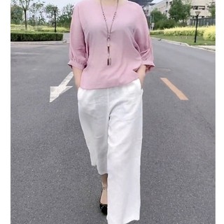 Bộ đồ đũi nữ nhẹ nhàng - đơn giản
