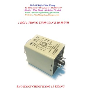 rơle thời gian AH3-3. Timer thời gian - AH3_3 1s