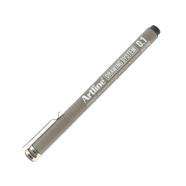 Bút Vẽ Kỹ Thuật 0.1 mm - Artline EK-231-BK - Màu Đen