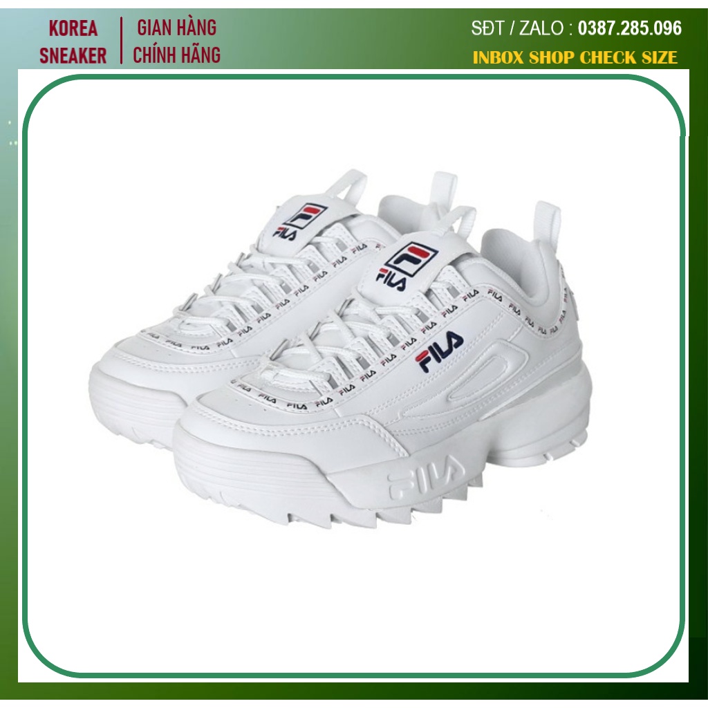 Giày Thể Thao Fila Disruptor 2 Tapey Tape  Hàn Quốc - Sneaker Chính Hãng 100%