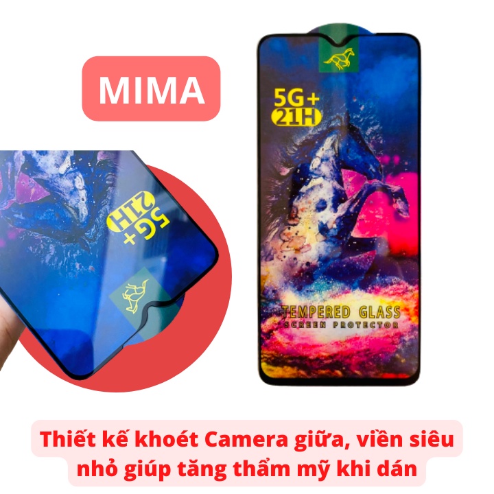 Kính cường lực Xiaomi Redmi Note 8 Pro Full màn cao cấp OG+ độ cứng 21H siêu mượt hạn chế bám vân tay [MIMA]