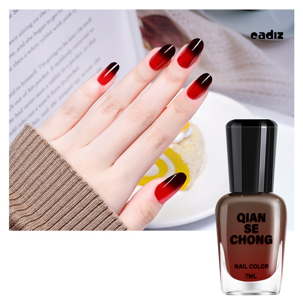Sơn Móng Tay Màu Gradient Nhanh Khô Không Dễ Tẩy Màu 7ml Dành Cho Nữ