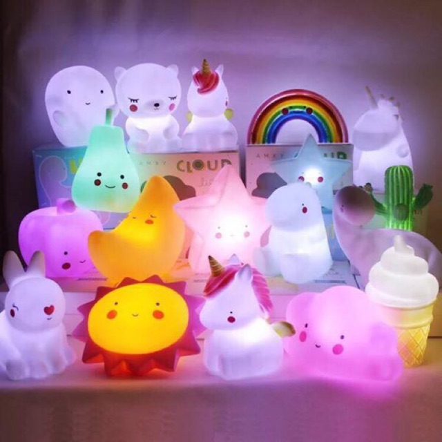 Đèn ngủ  siêu cute ( được chọn mẫu chọn màu nhá free ship nữa)