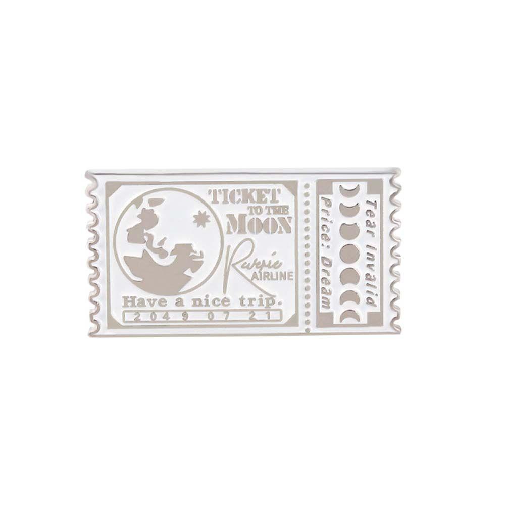 Lloyd Ghim Cài Áo Tráng Men Hình Vé Máy Bay Hoạt Hình Dễ Thương Kỷ Niệm Du Lịch