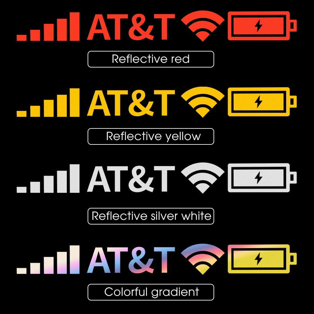 1 Miếng Dán Cảnh Báo Tín Hiệu Wifi Phản Quang Thông Dụng Cho Xe Hơi