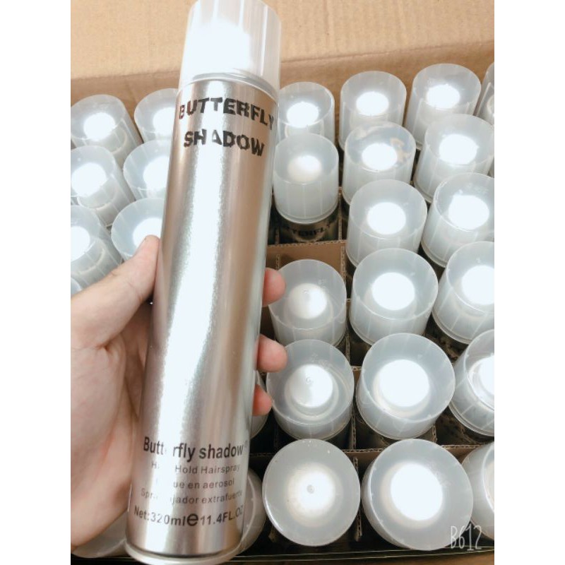 GÔM KEO XỊT CỨNG TÓC BUTTERFLY 320ML