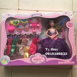 [RẺ VÔ ĐỊCH] Bộ Đồ Chơi BÚP BÊ Kèm VÁY và Phụ Kiện