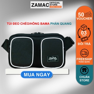 Túi đeo chéo Bama phản quang cao cấp ZAMAC túi đeo hông phong cách unisex ZT6