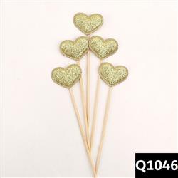 CAM-Túi 100 cây tim,sao,miện nhũ.