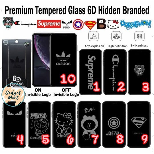 Kính Cường Lực 6d In Hình Hoạt Hình 6d Cho Iphone 6 6 Plus 7 8 7 Plus 8 Plus X Xr Xs 11 Pro Xs Max 11 Pro Max