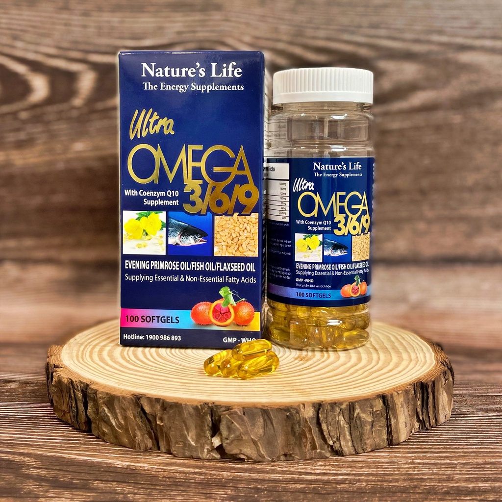 Dầu Cá Omega Alaska 3,6,9 Hỗ Trợ Hệ Tim Mạch , Trí Não , Tăng Cường Thị Lực , Sáng Mắt - Hộp 100v