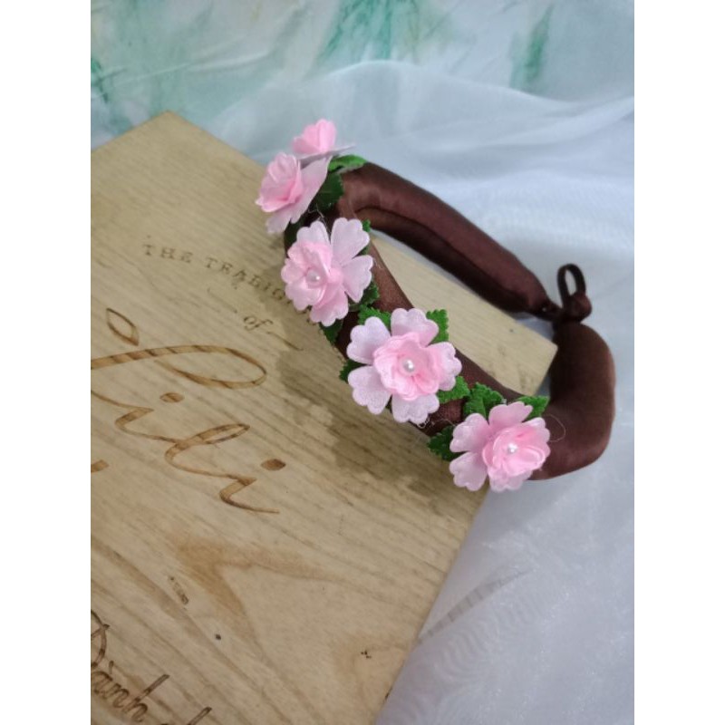 [Hàng thiết kế] Váy yếm đào màu nâu truyền thống cho bé gái cực kì dể thương