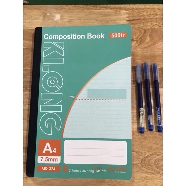 Sổ may dán gáy A4-KLONG