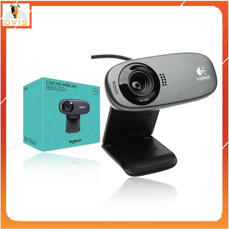 Logitech C310 - Webcam Máy Tính Gọi Video Trực Tuyến HD720, Nhận Diện Khuôn Mặt, Lọc Tiếng Ồn