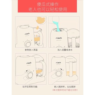 Máy Hấp Xay Rusch Kiểu Mới