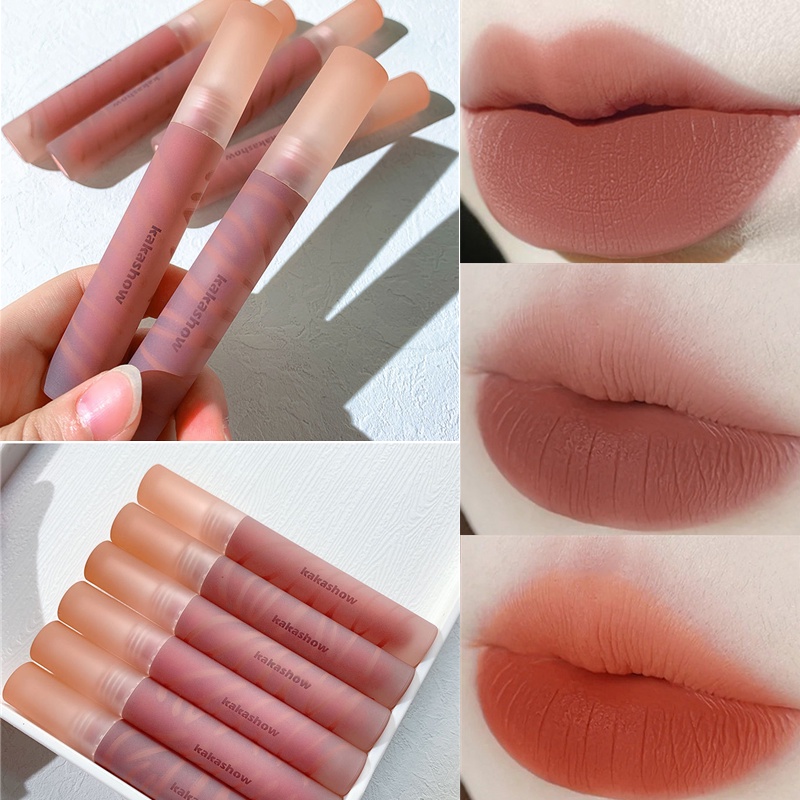 Thỏi son lì ​KAKASHOW chất sữa nhung mịn chống thấm nước lâu trôi