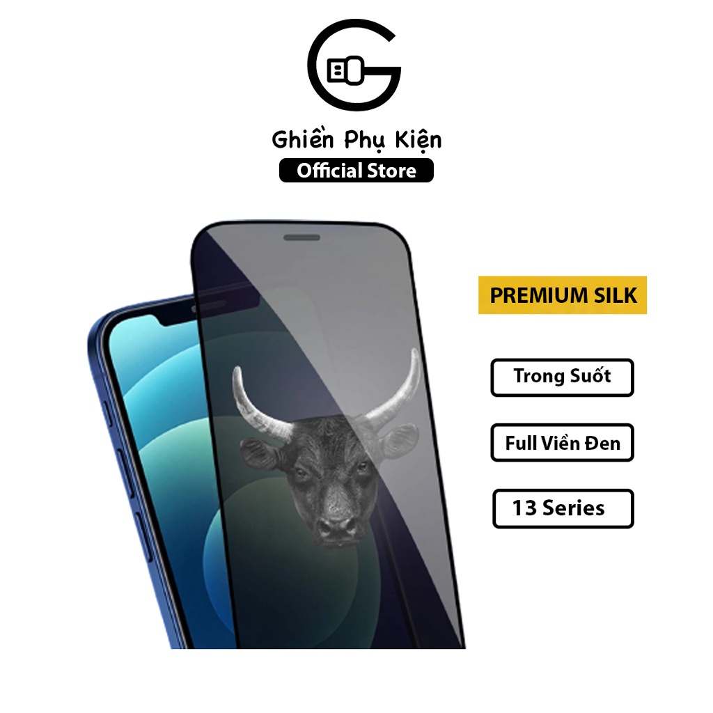 Kính Cường Lực Mipow Kingbull Premium HD 2.7D Dành Cho iPhone 13/13PRO/13PROMAX