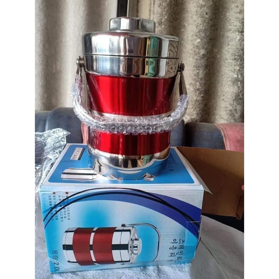 Cạp lồng, hộp cơm inox 3 ngăn siêu xịn - 1,3lít - 1,8lít - 2 LÍT