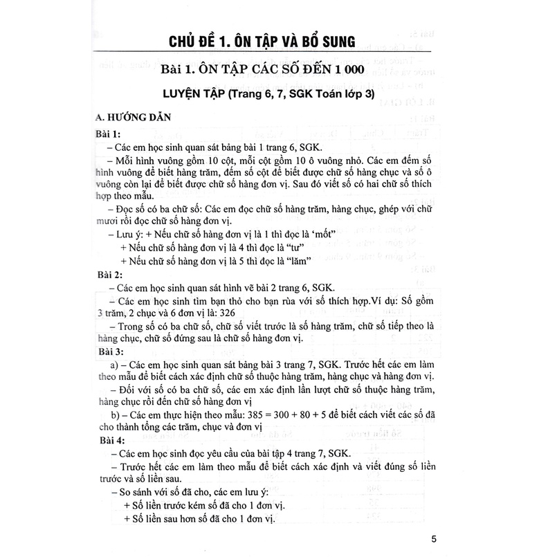 Sách Tham Khảo - Bài Giảng & Hướng Dẫn Học Toán Lớp 3 - Tập 1 (Dùng Kèm SGK Kết Nối Tri Thức Với Cuộc Sống) - HA