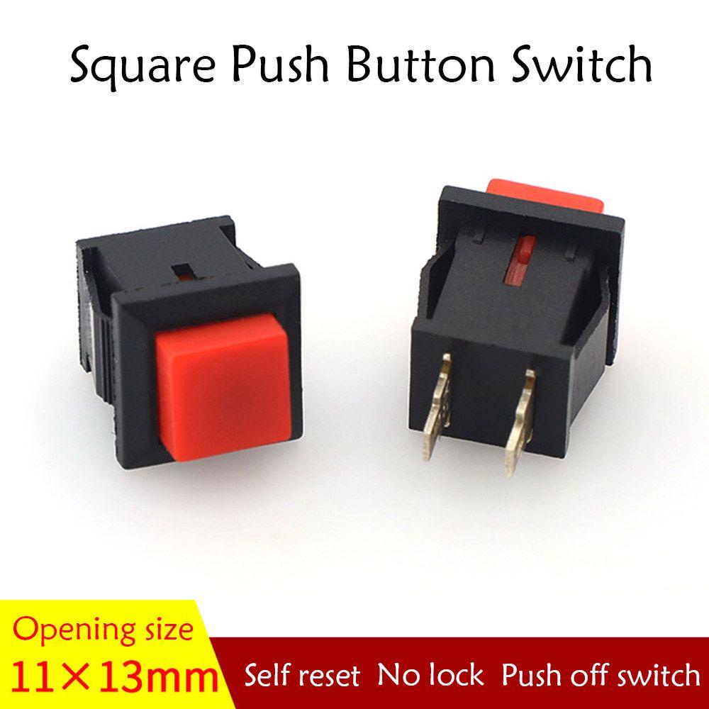 Set 10 Nút Công Tắc Ấn Không Khóa DS-431 Chuyên Dụng