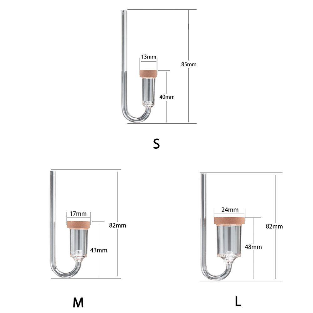 Van Kiểm Tra Khí CO2 Mini Hình Chữ U Cho Bể Cá