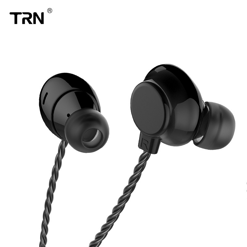 TRN H1 Headphones Dynamic Unit 3.5mm In Ear Earphone HIFI DJ Monito Running Sport Earphone Metal Stereo Volume Control Earbud