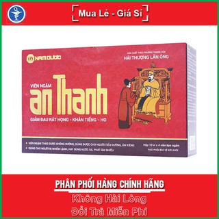 Viên Ngậm Giảm Ho, Đau Rát Họng Nam Dược An Thanh Hộp 40 viên