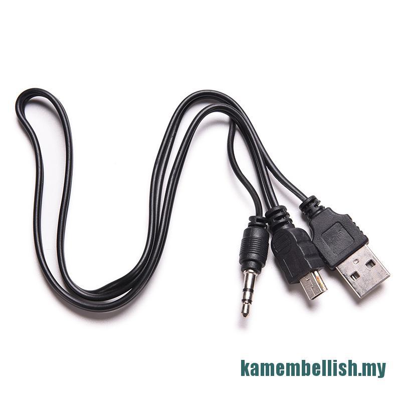 Dây Cáp Âm Thanh Chuyển Đổi Cổng 3.5mm Usb Sang Mini Usb Cho Loa Mp3 / 4