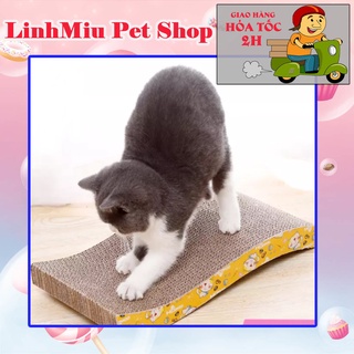 Bàn Cào Móng Cho Mèo - Tặng Kèm túi cỏ mèo Catnip