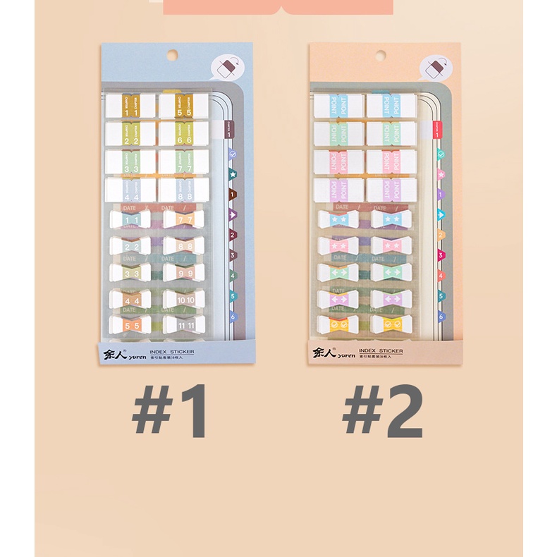 Sticker đánh dấu siêu dễ thương trang trí sổ tay, scrapbook, planner,... [ 088 ]