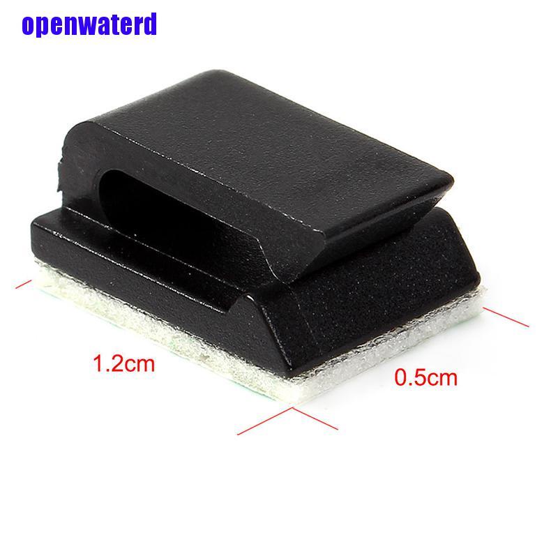 Set 10 Kẹp Cố Định Dây Cáp Gọn Gàng Cho Xe Hơi