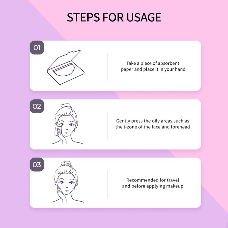 (Hàng Mới Về) Khăn Giấy Thấm Dầu Làm Sạch Da Mặt | BigBuy360 - bigbuy360.vn