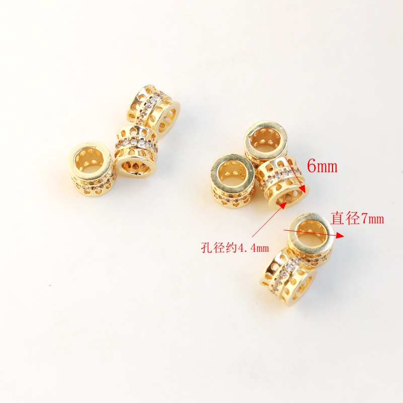 Bộ Hạt Đính Đá Zircon Hình Vuông 14K Nhiều Màu Sắc Làm Đồ Thủ Công diy