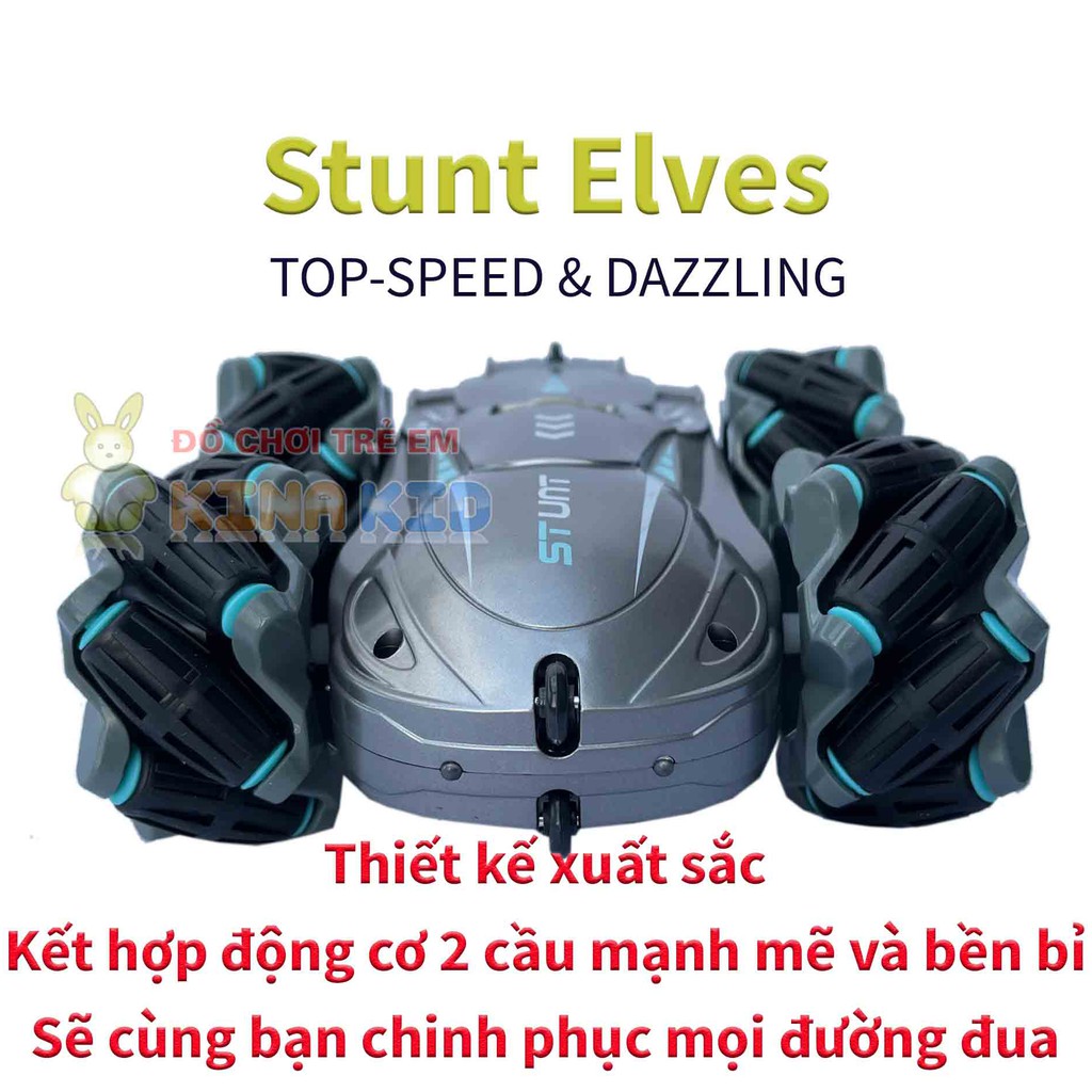 Xe điều khiển địa hình xoay 360 độ Stunt Elves