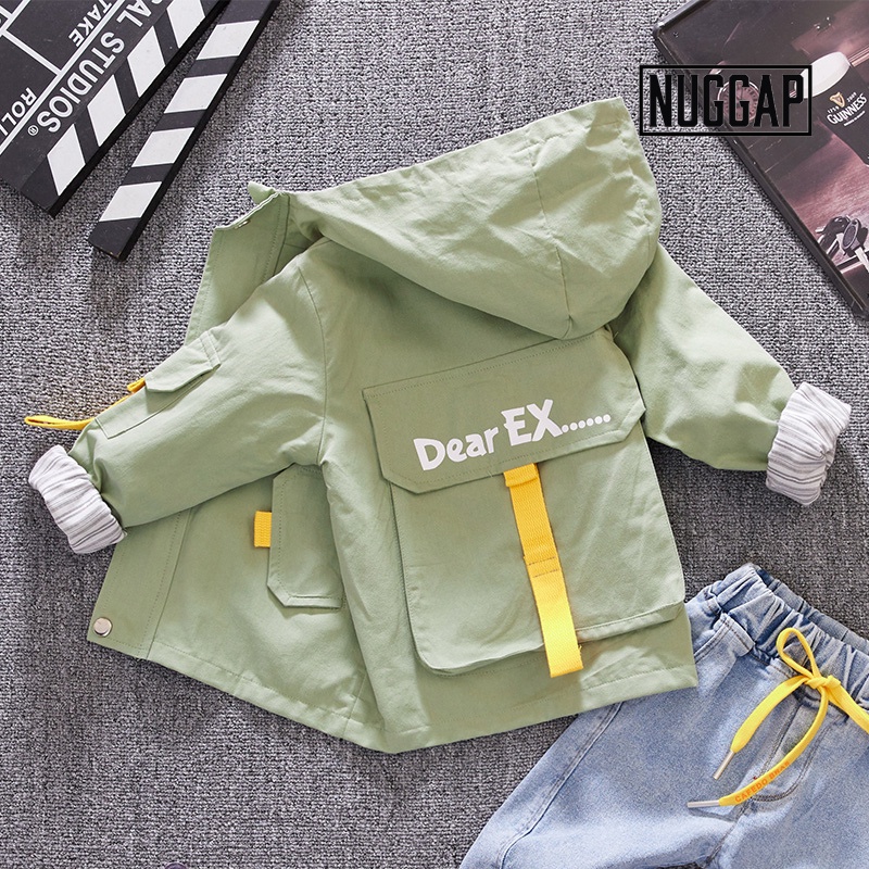 Áo Khoác Kaki Chống Nắng, Chống Gió Cho Bé Dear X - Nggap - BDEX