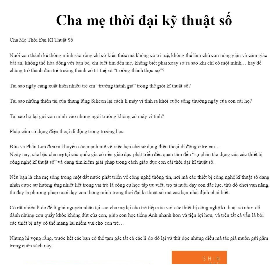 Sách Cha mẹ thời đại kĩ thuật số