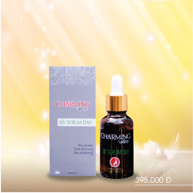 SERUM DƯỠNG TRẮNG DA CHỐNG LÃO HÓA MẠNH BAN NGÀY: JW SERUM DAY- CHARMING SKIN